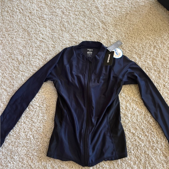 Navy Blue Swim Rash Guard Versatile Design - Picture 1 of 4